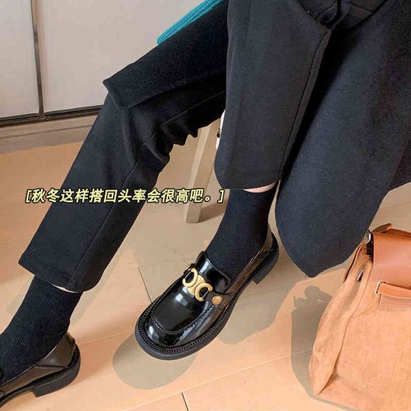 boots arc de triomphe buckle spring and autumn thick soled heeled women's single shoes low british small leather lucky yq0a, Black
boots arc de triomphe buckle spring and autumn thick soled heeled women's single shoes low british small leather lucky yq0a, Black