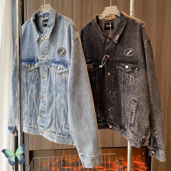 denim jacket men women washed old black blue jacket, Black;brown
denim jacket men women washed old black blue jacket, Black;brown