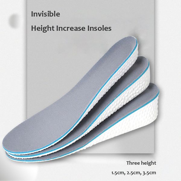 invisible height increase insoles high elasticity soft breathable sport sole pad for shock absorption cushion, White;pink
invisible height increase insoles high elasticity soft breathable sport sole pad for shock absorption cushion, White;pink
