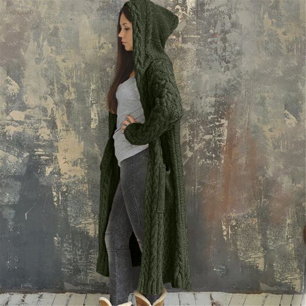 black long sweater cardigan for women casual coat winter solid knitted loose hooded coat long teal ladies cardigan l220725, White
black long sweater cardigan for women casual coat winter solid knitted loose hooded coat long teal ladies cardigan l220725, White
