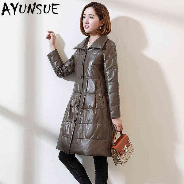 ayunsue 100 genuine leather coat women natural winter sheepskin coat female genuine leather duck down jackets and jackets lw3874 j220727, Black
ayunsue 100 genuine leather coat women natural winter sheepskin coat female genuine leather duck down jackets and jackets lw3874 j220727, Black