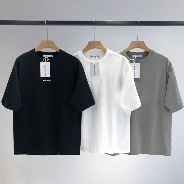 2022 ac studios summer lovers short sleeve t shirts letter series acne smiling face cotton slim round neck classic versatile tees, White
2022 ac studios summer lovers short sleeve t shirts letter series acne smiling face cotton slim round neck classic versatile tees, White