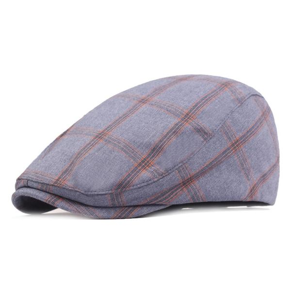men women cotton plaid beret newsboy ivy hat casual flat driving golf cabbie caps art youth cap simple forward hat197v, Blue;gray
men women cotton plaid beret newsboy ivy hat casual flat driving golf cabbie caps art youth cap simple forward hat197v, Blue;gray