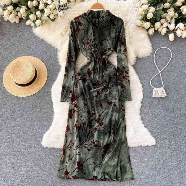 casual dresses national style cheongsam improved autumn and winter dress skirt slit long fashion foreign ibvc, Black;gray
casual dresses national style cheongsam improved autumn and winter dress skirt slit long fashion foreign ibvc, Black;gray