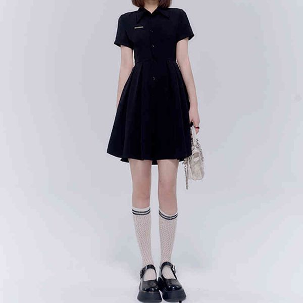 casual dresses black dress women's spring slim design tie bow waist shirt skirt short 2022 hbrx, Black;gray
casual dresses black dress women's spring slim design tie bow waist shirt skirt short 2022 hbrx, Black;gray