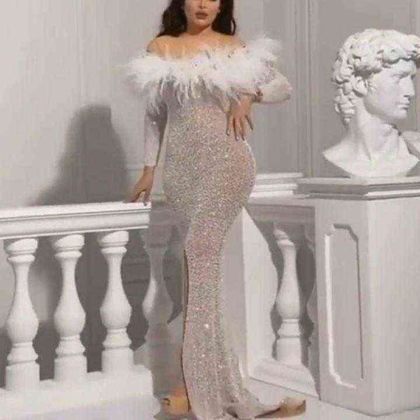 party dresses 2022 new women's sequin long sleeve banquet dress new hip skirt, White;black
party dresses 2022 new women's sequin long sleeve banquet dress new hip skirt, White;black
