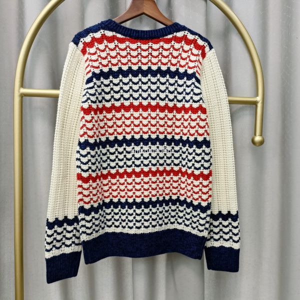women's knits & tees autumn and winter g family wave stripe knitted sweater wool round neck pullover women's celebrity, White
women's knits & tees autumn and winter g family wave stripe knitted sweater wool round neck pullover women's celebrity, White