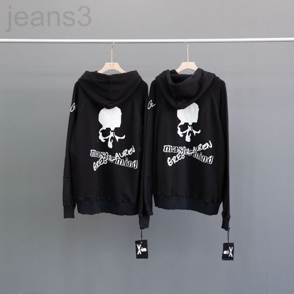 men's hoodies & sweatshirts designer gaoding mmj gl joint brand new skull head splicing old hole hooded sweater loose large version nio, Black
men's hoodies & sweatshirts designer gaoding mmj gl joint brand new skull head splicing old hole hooded sweater loose large version nio, Black
