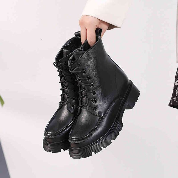 slippers flat heel martin boots women's lace up thick soled leather large 43 plush single boot 6jo3, Black
slippers flat heel martin boots women's lace up thick soled leather large 43 plush single boot 6jo3, Black