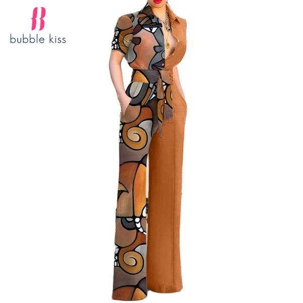 bubblekiss summer jumpsuit women overalls fashion print stitching jumpsuits v-neck short sleeve leopard bodysuit office lady 220412, Black;white
bubblekiss summer jumpsuit women overalls fashion print stitching jumpsuits v-neck short sleeve leopard bodysuit office lady 220412, Black;white