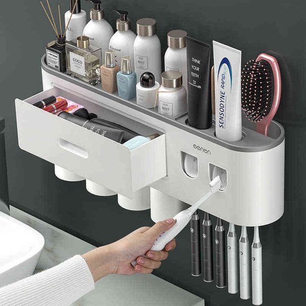 storage rack double squeeze toothbrush hole mouthwash cup set toilet storage with toothpaste squeezing
storage rack double squeeze toothbrush hole mouthwash cup set toilet storage with toothpaste squeezing