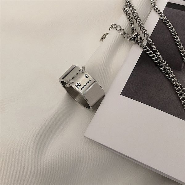 rings men women 9sm smooth buckle ring stainless steel colorfast metal buckle, Silver
rings men women 9sm smooth buckle ring stainless steel colorfast metal buckle, Silver