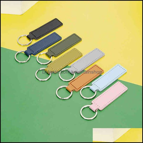 keychains fashion accessories pu key chain double-sided car line bag metal busins gift printable simple leather pendant drop delivery 2021 j, Silver
keychains fashion accessories pu key chain double-sided car line bag metal busins gift printable simple leather pendant drop delivery 2021 j, Silver