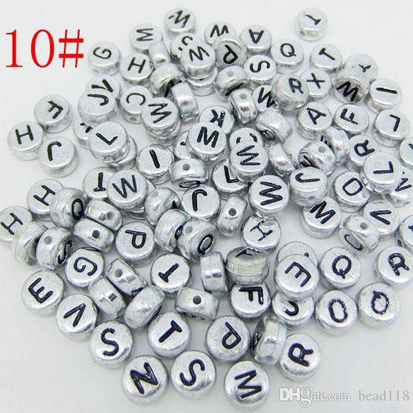 500pcs 7mm acrylic mixed alphabet letter coin round flat loose spacer beads for jewelry making bracelet necklace, Bronze;silver
500pcs 7mm acrylic mixed alphabet letter coin round flat loose spacer beads for jewelry making bracelet necklace, Bronze;silver