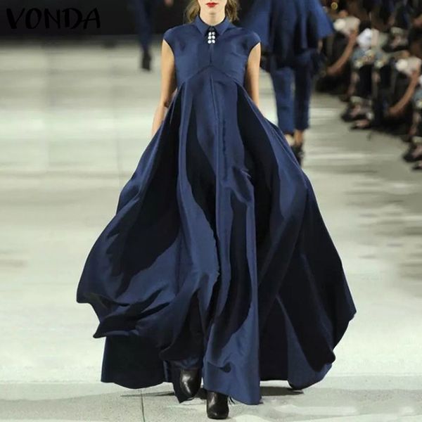 bohemain maxi long dress vintage turn down collar casual robe femme vonda vestidos femininas 220521, Black;gray
bohemain maxi long dress vintage turn down collar casual robe femme vonda vestidos femininas 220521, Black;gray