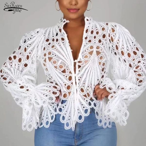 casual lantern long sleeve stand collar shirts lace hollow out short blouse female elegant red pink white loose 18939 220810
casual lantern long sleeve stand collar shirts lace hollow out short blouse female elegant red pink white loose 18939 220810