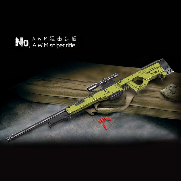 legos blocks mould king 14010 the awm sniper rifle model gun assembly high-tech submachines bricks of building block set for kids birthday c
legos blocks mould king 14010 the awm sniper rifle model gun assembly high-tech submachines bricks of building block set for kids birthday c