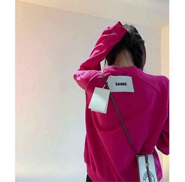 fashion pullovers jil sander brand designer woman sweatshirt women clothes round collar pure cotton female t-shirt t220726, Black
fashion pullovers jil sander brand designer woman sweatshirt women clothes round collar pure cotton female t-shirt t220726, Black