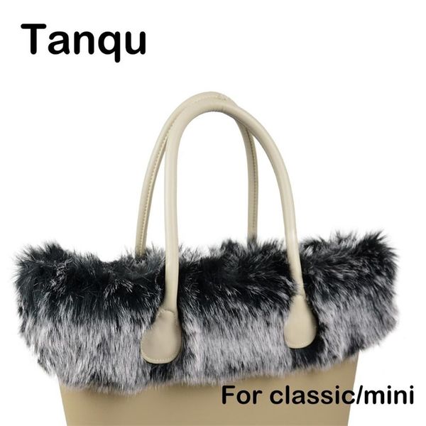 tanqu new women bag faux fur white black plush trim for o bag thermal plush decoration fit for classic big mini obag 210302
tanqu new women bag faux fur white black plush trim for o bag thermal plush decoration fit for classic big mini obag 210302