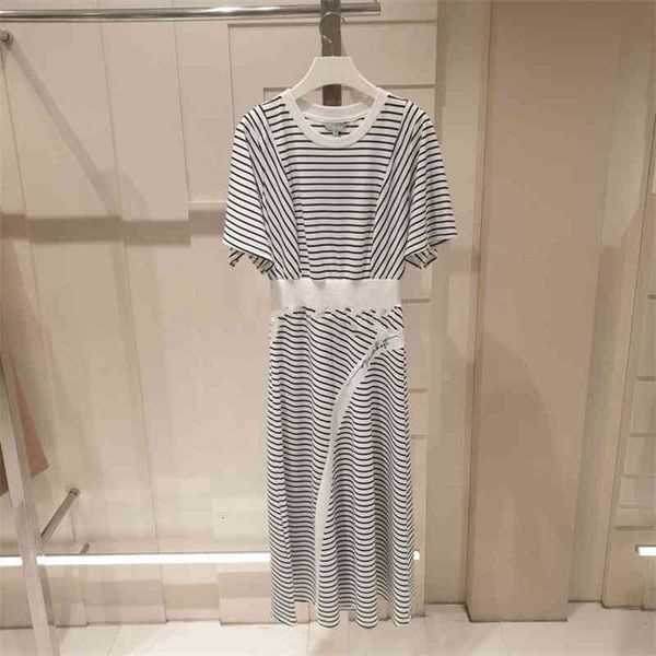 casual dresses stripe elegant short sleeve dress niche summer slim waist wrap hip sexy, Black;gray
casual dresses stripe elegant short sleeve dress niche summer slim waist wrap hip sexy, Black;gray