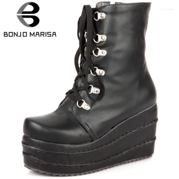 boots classic fashion metal decorating comfy platform ankle women high wedges shoes woman1, Black
boots classic fashion metal decorating comfy platform ankle women high wedges shoes woman1, Black
