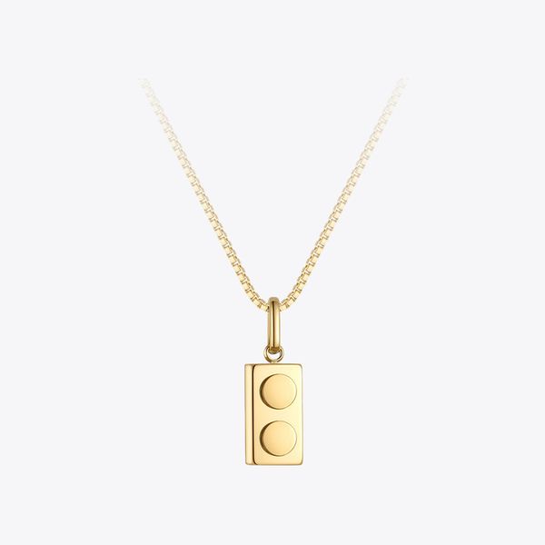 enfashion stainless steel building block necklace for women gold necklaces items fashion jewelry collar p213281 220518, Silver
enfashion stainless steel building block necklace for women gold necklaces items fashion jewelry collar p213281 220518, Silver