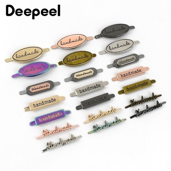 10pcs deepeel 35 40mm handmade metal bag label handcraft decorative tags for purse buckles diy hardware sewing accessories 220617, Black
10pcs deepeel 35 40mm handmade metal bag label handcraft decorative tags for purse buckles diy hardware sewing accessories 220617, Black