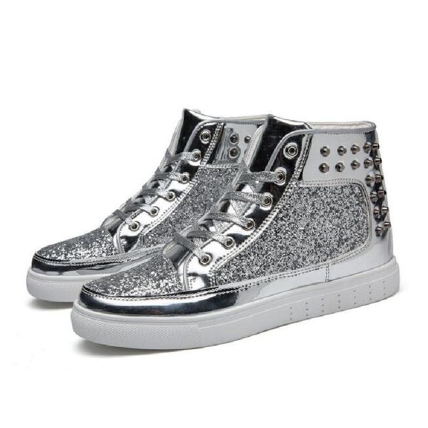 fashion luxury sequins rivet lace-up lovers flats boots british high man trending leisure sneakers zapatos hombre da015, Black
fashion luxury sequins rivet lace-up lovers flats boots british high man trending leisure sneakers zapatos hombre da015, Black