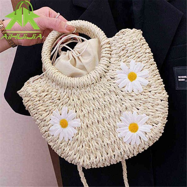 shopping bagsfashion drawstring womens straw hand woven messenger bags bohemian shoulder bag moon shape seaside resort women tote 220323
shopping bagsfashion drawstring womens straw hand woven messenger bags bohemian shoulder bag moon shape seaside resort women tote 220323