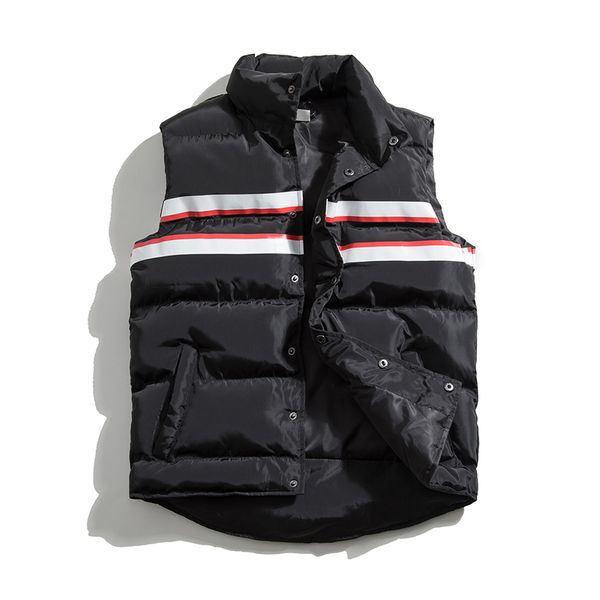 men's women's mens vests pockets vest autumn winter new high-end design classic letter print stand collar couple coat jean jacket, Black;white
men's women's mens vests pockets vest autumn winter new high-end design classic letter print stand collar couple coat jean jacket, Black;white