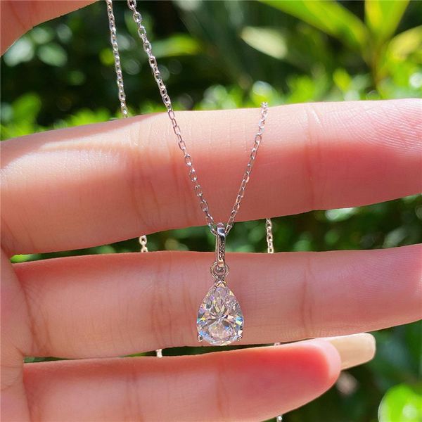 real 925 sterling silver necklace jewelry woman water drop necklace designer 5a zirconia white diamond chokers necklaces for women teen girl
real 925 sterling silver necklace jewelry woman water drop necklace designer 5a zirconia white diamond chokers necklaces for women teen girl
