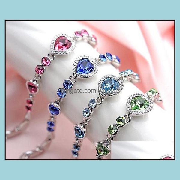 charm bracelets for women womens bracelet fashion heart crystal bangles vipjewel drop delivery 2021 jewelry vipjewel dhmg2, Golden;silver
charm bracelets for women womens bracelet fashion heart crystal bangles vipjewel drop delivery 2021 jewelry vipjewel dhmg2, Golden;silver