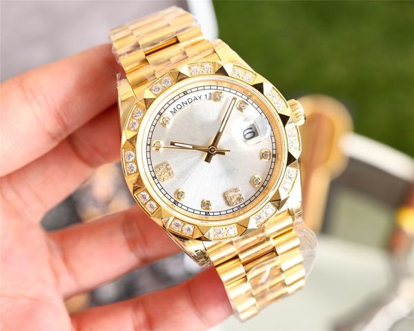diamond surface men watch day date automatic mechanical watches sapphire glass stainless steel strap babysbreath wristwatch gold white black
diamond surface men watch day date automatic mechanical watches sapphire glass stainless steel strap babysbreath wristwatch gold white black