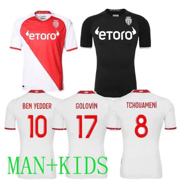 men kids kit 2022 2023 as monaco ben yedder soccer jerseys boadu golovin 22 23 maillot de foot volland gelson flocage jorge geubbels footbal, Black;yellow
men kids kit 2022 2023 as monaco ben yedder soccer jerseys boadu golovin 22 23 maillot de foot volland gelson flocage jorge geubbels footbal, Black;yellow