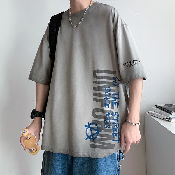2022 summer men's t-shirts new fashion print loose ice silk round neck short sleeves street style casual pullovers lightweight clothin, White;black
2022 summer men's t-shirts new fashion print loose ice silk round neck short sleeves street style casual pullovers lightweight clothin, White;black