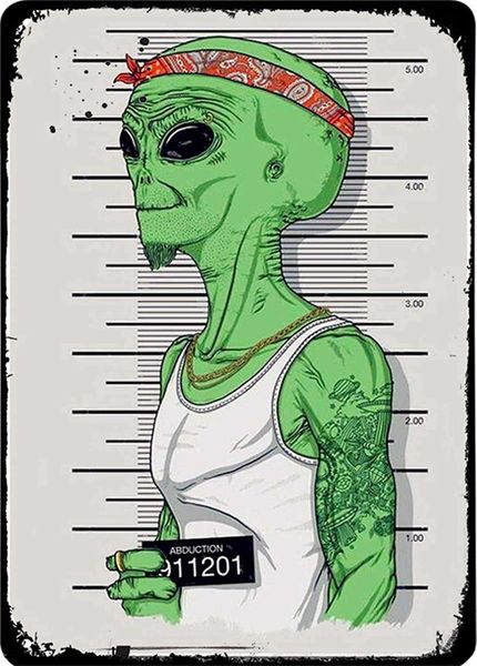tin sign funny alien arrested tin sign vintage wall decoration home bar garage decoration sign12 x 8"
tin sign funny alien arrested tin sign vintage wall decoration home bar garage decoration sign12 x 8"