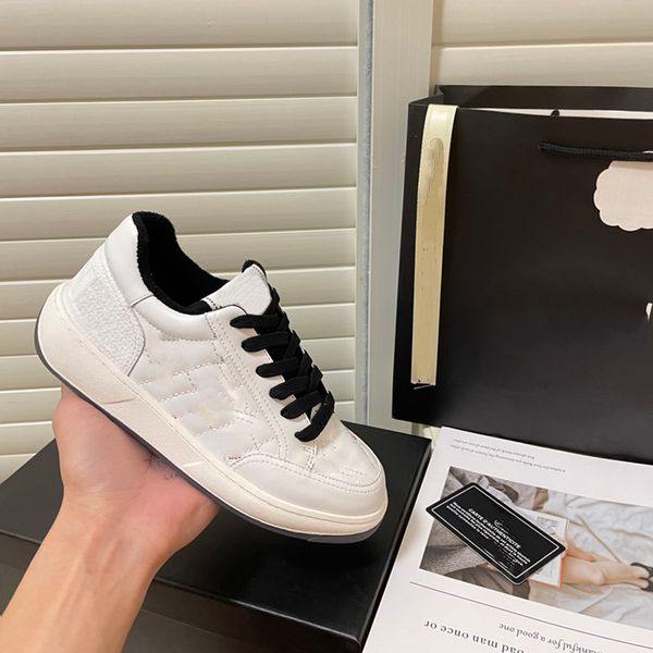 designer women white lace-up leather round toe running shoes panda colorblock retro casual breathable sneakers rubber sole pattern flats
designer women white lace-up leather round toe running shoes panda colorblock retro casual breathable sneakers rubber sole pattern flats