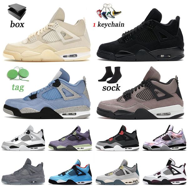 with box basketball jumpman shoes jorda jorens 4 4s iv black cat off sail university blue white taupe haze pure money men women sneakers siz
with box basketball jumpman shoes jorda jorens 4 4s iv black cat off sail university blue white taupe haze pure money men women sneakers siz