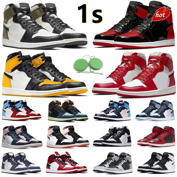 1 1s mens basketball shoes bred patent dark mocha silver yellow royal toe visionaire hack newstalgia shadow obsidian pine green men women, Black
1 1s mens basketball shoes bred patent dark mocha silver yellow royal toe visionaire hack newstalgia shadow obsidian pine green men women, Black