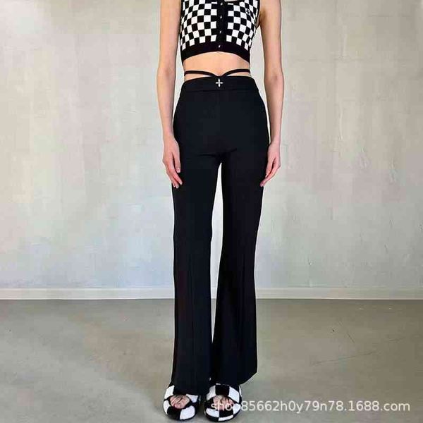 high-quality women's clothing independent designer brand weldone spring high waist mermaid cross women pants are thin elastic wide leg, Black;white
high-quality women's clothing independent designer brand weldone spring high waist mermaid cross women pants are thin elastic wide leg, Black;white