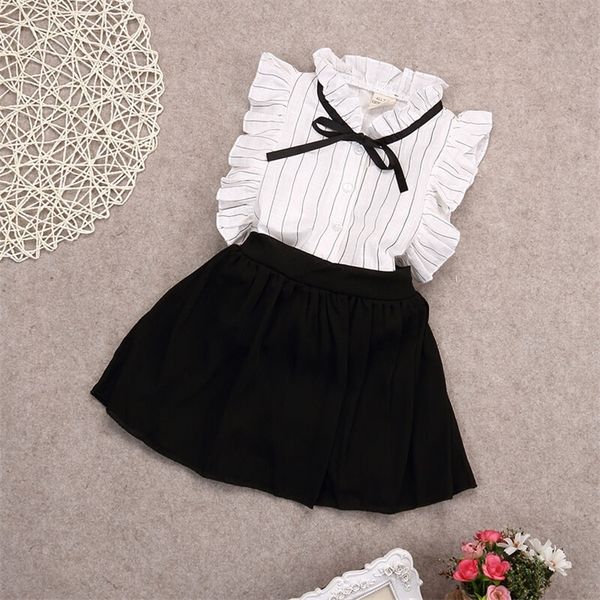 cute toddler kids baby girls summer casual fly sleeve skirts 2pcs outfits sets party clothes for 2 7years 220620, White
cute toddler kids baby girls summer casual fly sleeve skirts 2pcs outfits sets party clothes for 2 7years 220620, White