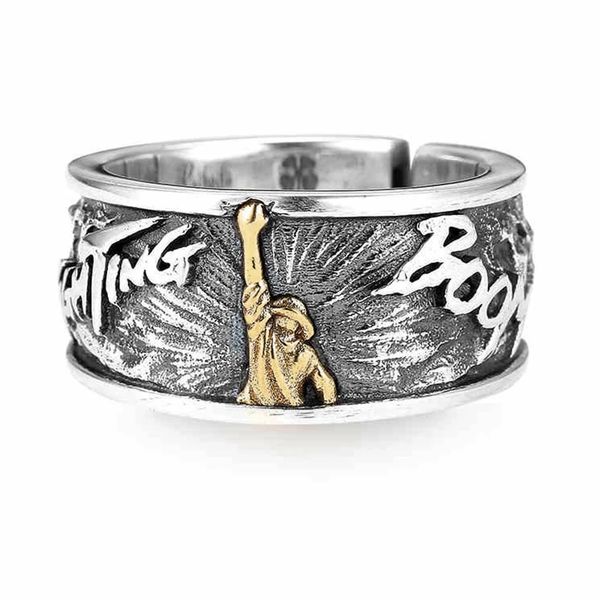 anime one piece monkey d luffy fighting boom opening ring for men women vintage two tone metal adjustable rings fans cos party jewelry acces, Silver
anime one piece monkey d luffy fighting boom opening ring for men women vintage two tone metal adjustable rings fans cos party jewelry acces, Silver