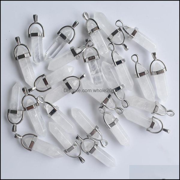 charms jewelry findings components natural stone white crystal shape point chakra pendants for making dh6tm, Bronze;silver
charms jewelry findings components natural stone white crystal shape point chakra pendants for making dh6tm, Bronze;silver