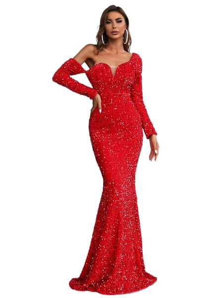 missord asymmetrical neck mesh insert floor length sequins prom dress t7nj#, Black;gray
missord asymmetrical neck mesh insert floor length sequins prom dress t7nj#, Black;gray