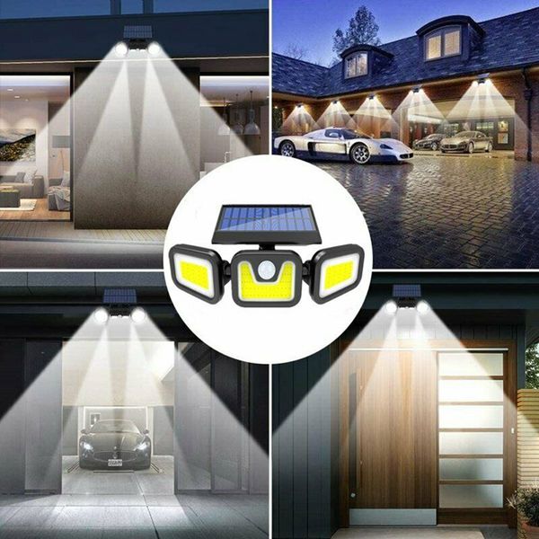 led solar wall lights 3 mode rotated outdoor three-head induction waterproof roadside park decorative lighting
led solar wall lights 3 mode rotated outdoor three-head induction waterproof roadside park decorative lighting