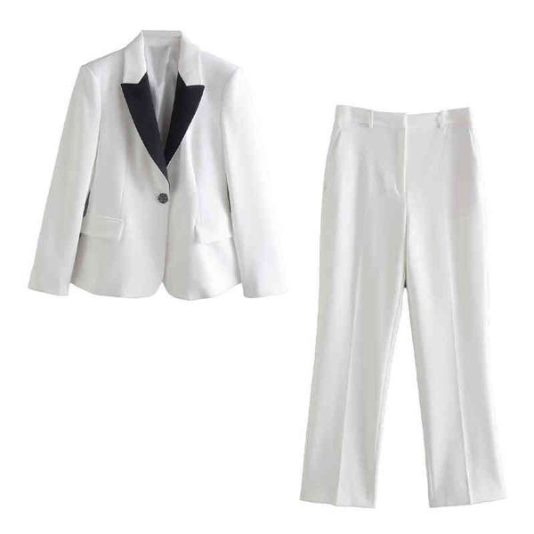 suit two piece women new jewelry button decoration splicing jacket temperament, White;black
suit two piece women new jewelry button decoration splicing jacket temperament, White;black