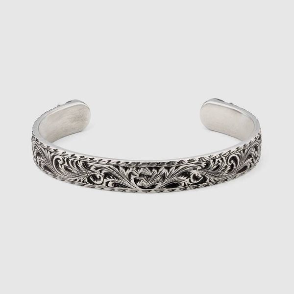 designer's classic double g tiger head sterling silver bracelet, a style loved by tough guys and a retro shape, Black
designer's classic double g tiger head sterling silver bracelet, a style loved by tough guys and a retro shape, Black