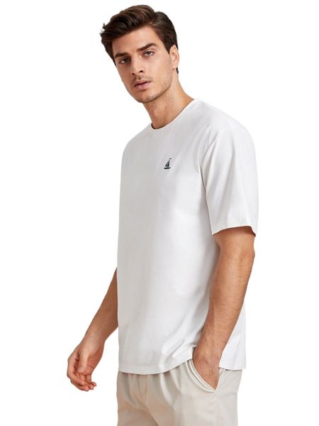 men ship graphic tee m2av#, White;black
