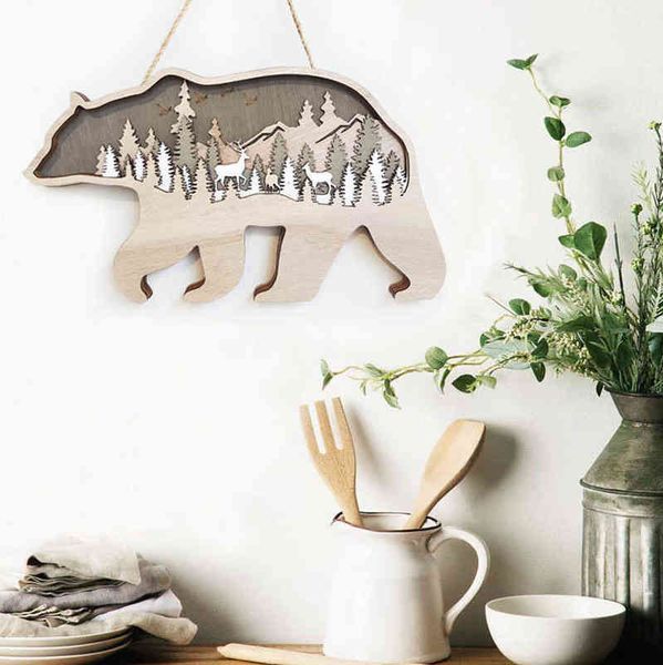 factory outlet new wooden carving landscape pendant creative home micro brown bear deer crafts
factory outlet new wooden carving landscape pendant creative home micro brown bear deer crafts