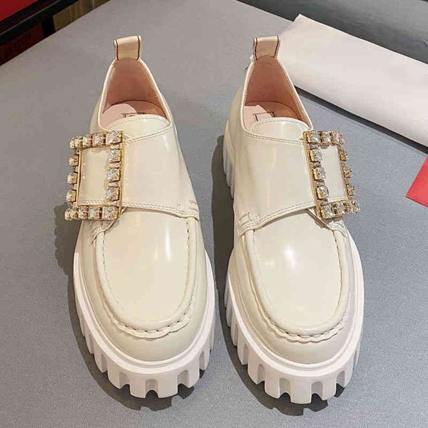 dress shoes autumn square buckle leffer shoes women's thick sole single , one foot on british style raised small leather, Black
dress shoes autumn square buckle leffer shoes women's thick sole single , one foot on british style raised small leather, Black